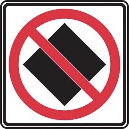 Accuform TRAFFIC SIGN NO DANGER GOODS 24 in X FRR017DP